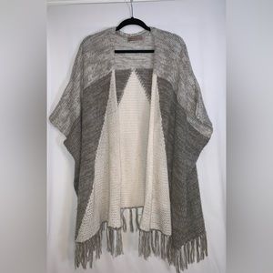 Grey and White Cardigan